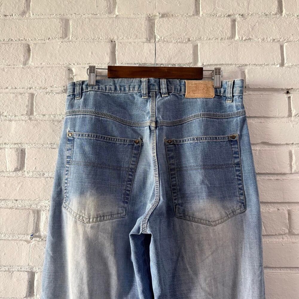 Vintage Y2K Jordan Craig Baggy Faded Denim Jeans (Size 34x30)